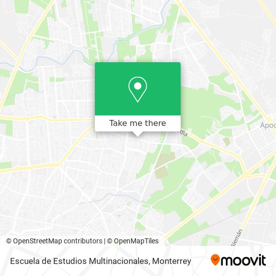Escuela de Estudios Multinacionales map