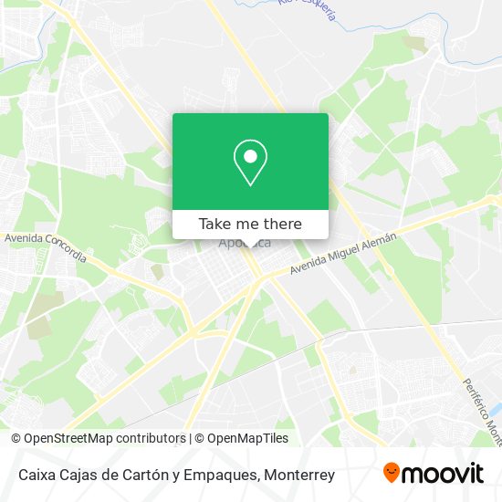 Caixa Cajas de Cartón y Empaques map