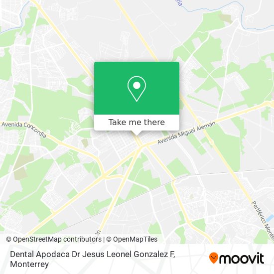 Dental Apodaca Dr Jesus Leonel Gonzalez F map