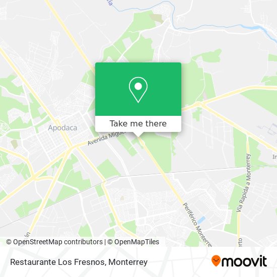 Restaurante Los Fresnos map