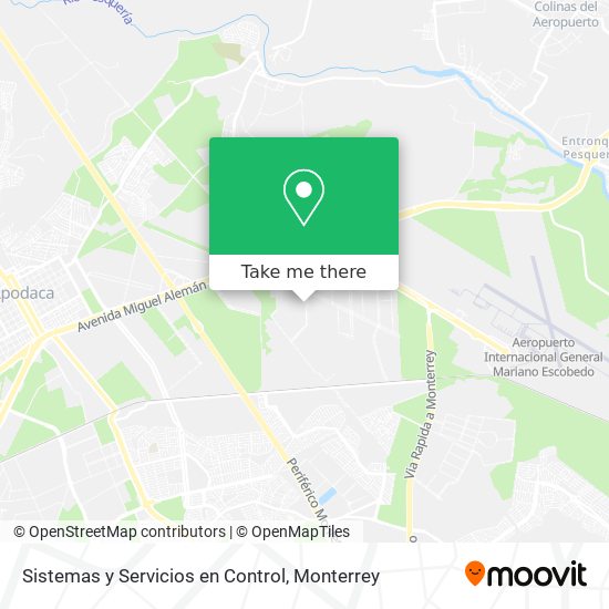 Sistemas y Servicios en Control map
