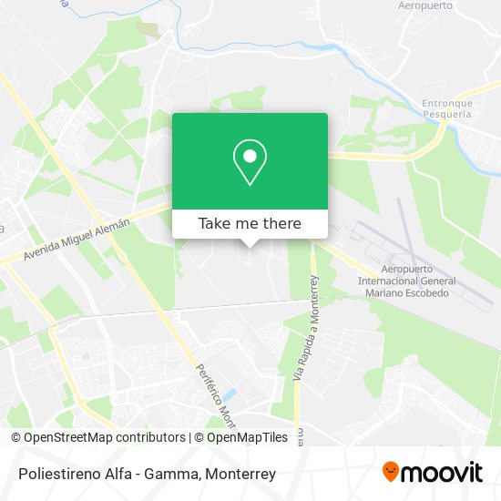 Mapa de Poliestireno Alfa - Gamma