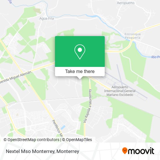 Mapa de Nextel Mso Monterrey