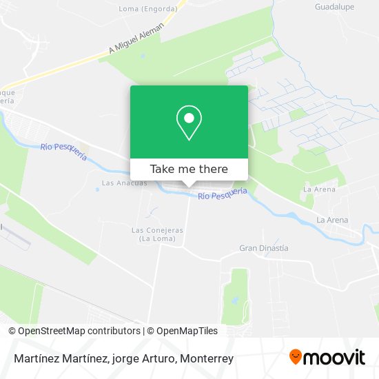 Mapa de Martínez Martínez, jorge Arturo