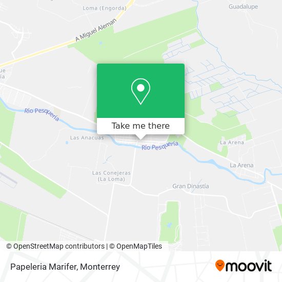 Mapa de Papeleria Marifer