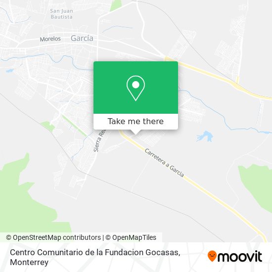 Centro Comunitario de la Fundacion Gocasas map