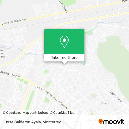 Mapa de Jose Calderon Ayala