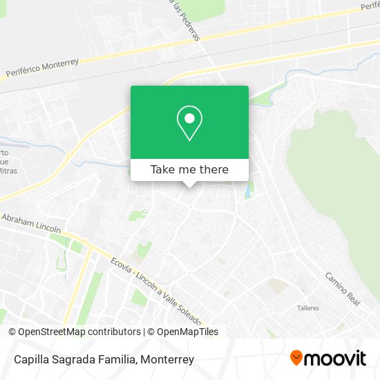 Capilla Sagrada Familia map
