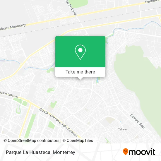 Parque La Huasteca map