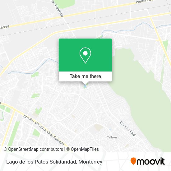Mapa de Lago de los Patos Solidaridad