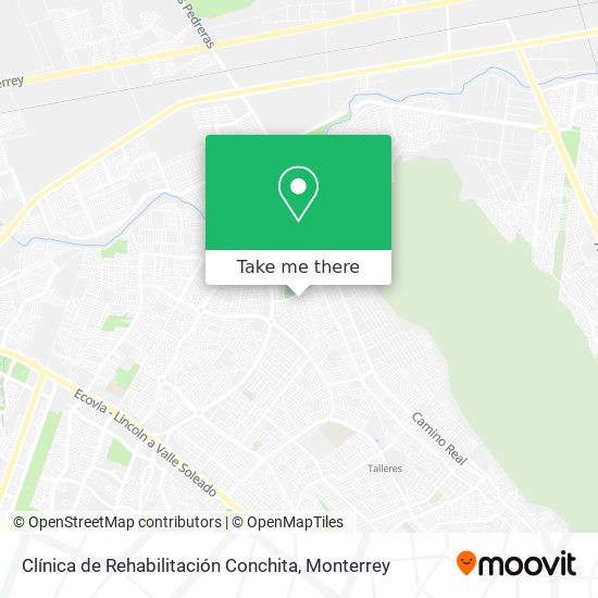 Mapa de Clínica de Rehabilitación Conchita