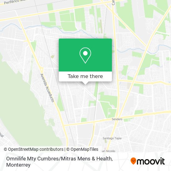 Omnilife Mty Cumbres / Mitras Mens & Health map