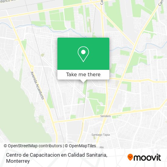 Mapa de Centro de Capacitacion en Calidad Sanitaria