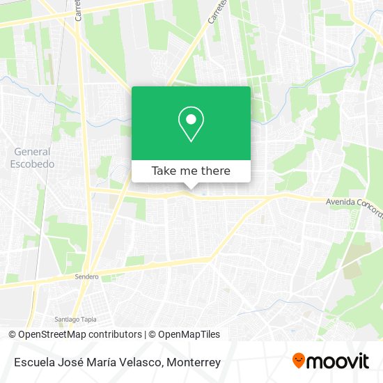 Mapa de Escuela José María Velasco