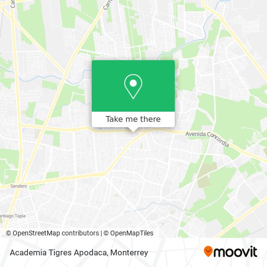 Academia Tigres Apodaca map