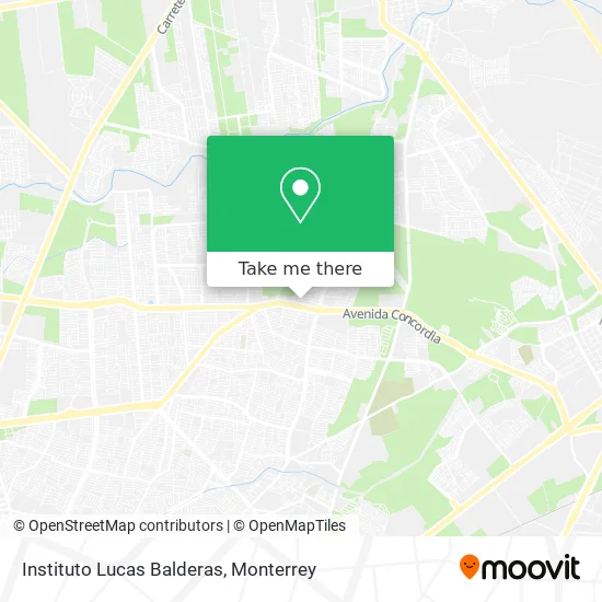 Instituto Lucas Balderas map