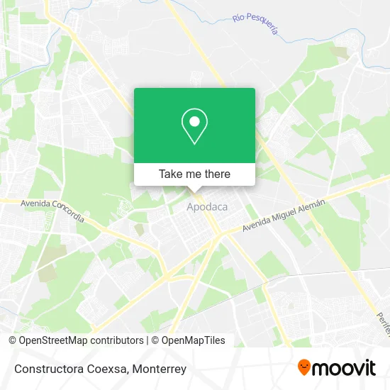 Constructora Coexsa map