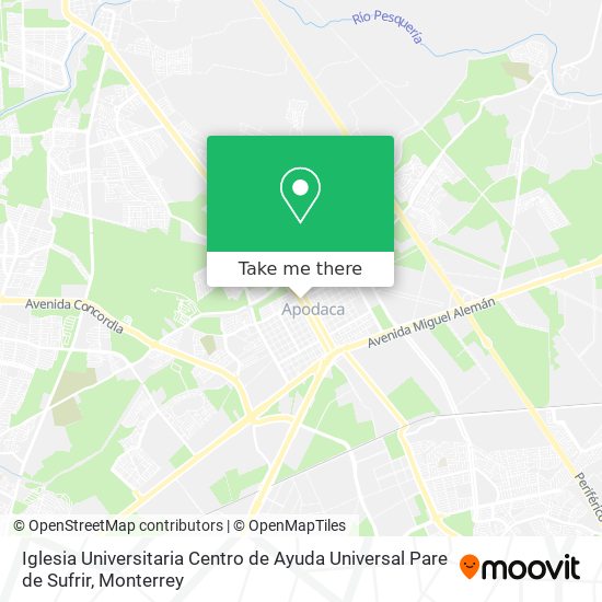 Iglesia Universitaria Centro de Ayuda Universal Pare de Sufrir map