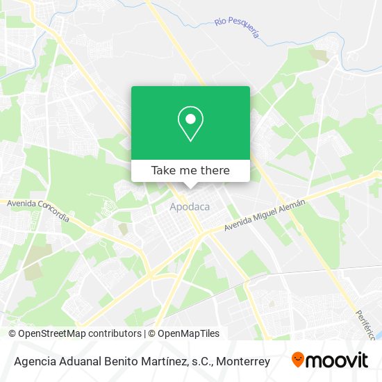 Agencia Aduanal Benito Martínez, s.C. map
