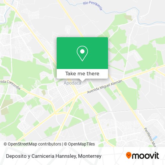 Deposito y Carniceria Hannsley map