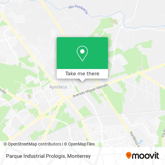 Mapa de Parque Industrial Prologis