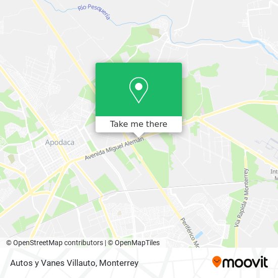 Mapa de Autos y Vanes Villauto