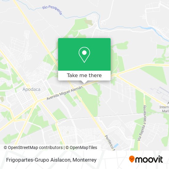Frigopartes-Grupo Aislacon map