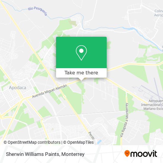 Mapa de Sherwin Williams Paints