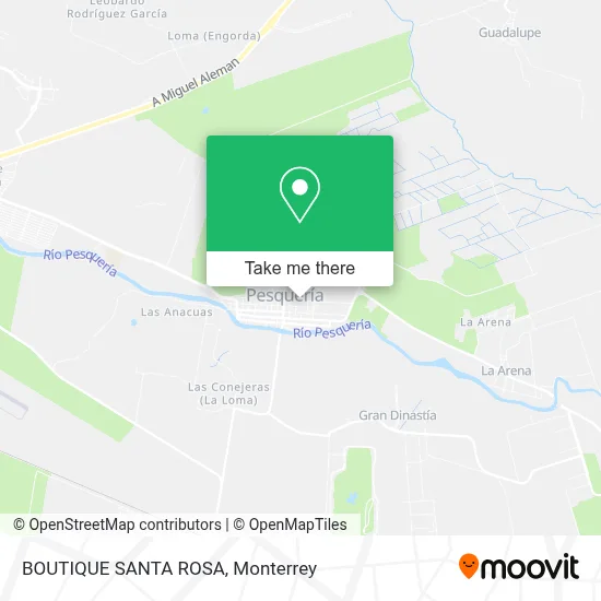 BOUTIQUE SANTA ROSA map