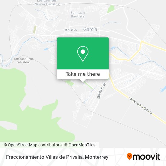 Fraccionamiento Villas de Privalia map