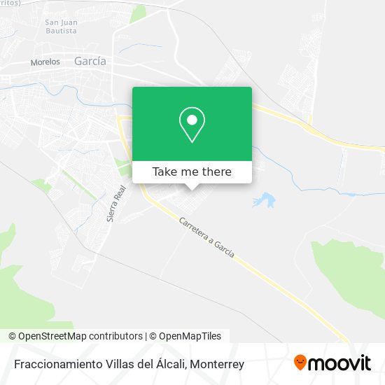 Mapa de Fraccionamiento Villas del Álcali
