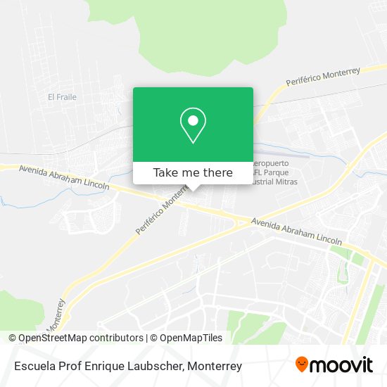 Mapa de Escuela Prof Enrique Laubscher