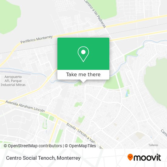 Centro Social Tenoch map
