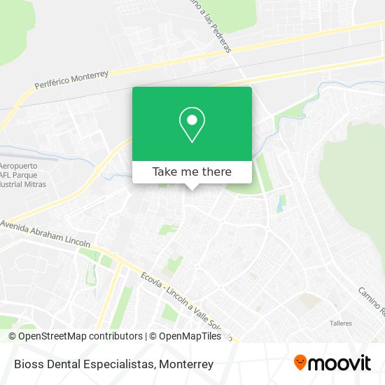 Mapa de Bioss Dental Especialistas