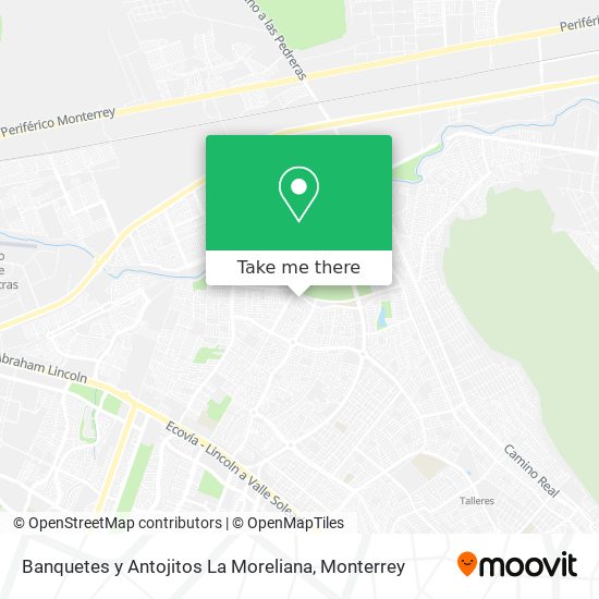 Banquetes y Antojitos La Moreliana map