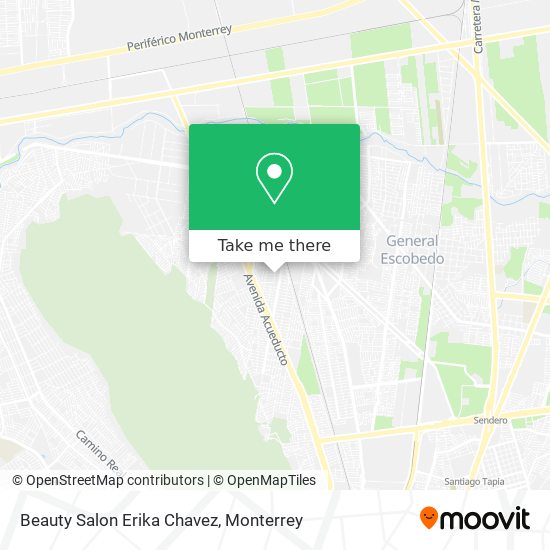 Mapa de Beauty Salon Erika Chavez