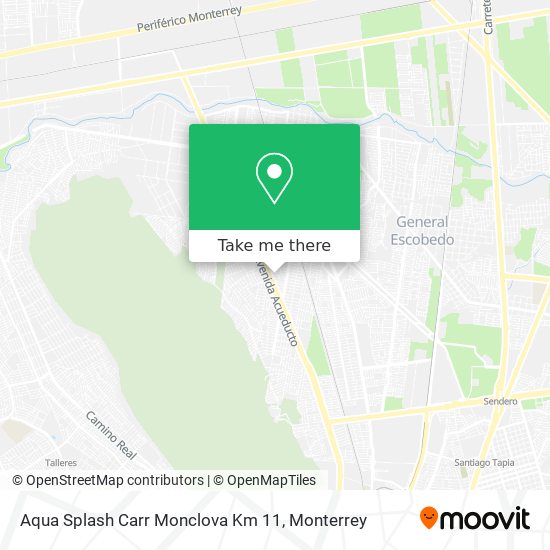 Aqua Splash Carr Monclova Km 11 map