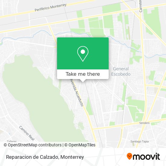 Mapa de Reparacion de Calzado
