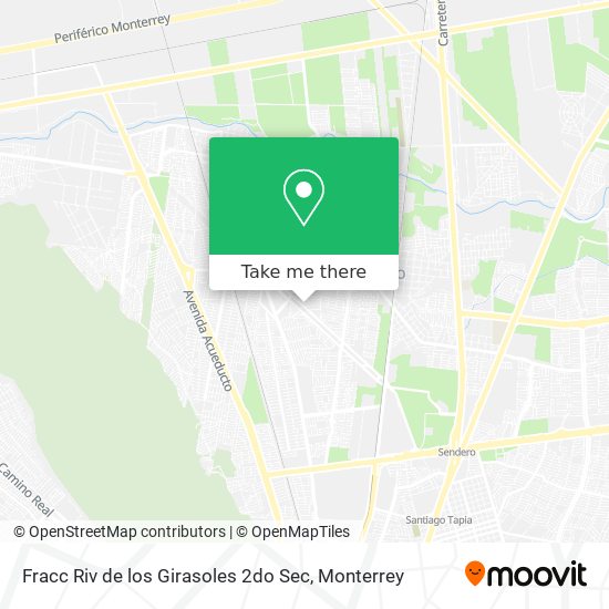 Fracc Riv de los Girasoles 2do Sec map