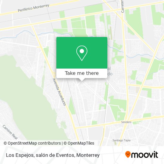 Los Espejos, salón de Eventos map