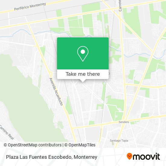 Mapa de Plaza Las Fuentes Escobedo
