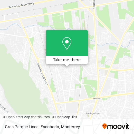 Gran Parque Lineal Escobedo map