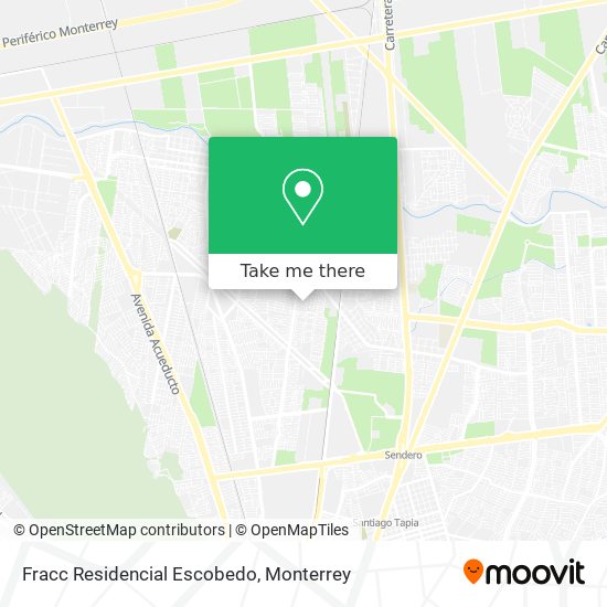 Fracc Residencial Escobedo map