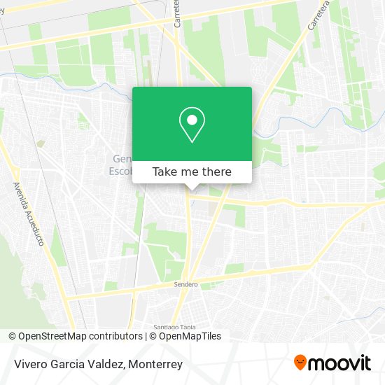 Mapa de Vivero Garcia Valdez