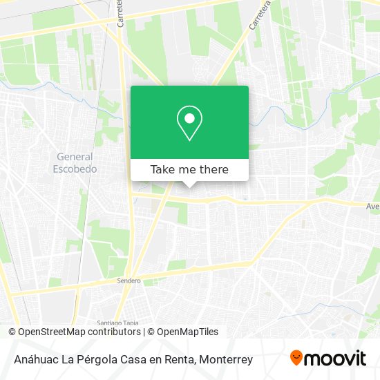 Anáhuac La Pérgola Casa en Renta map