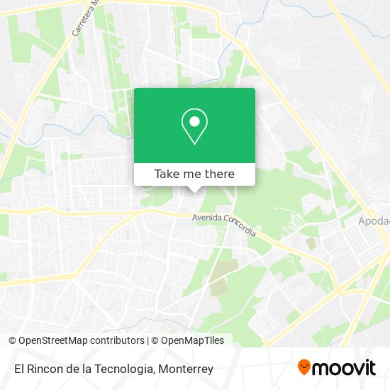 El Rincon de la Tecnologia map