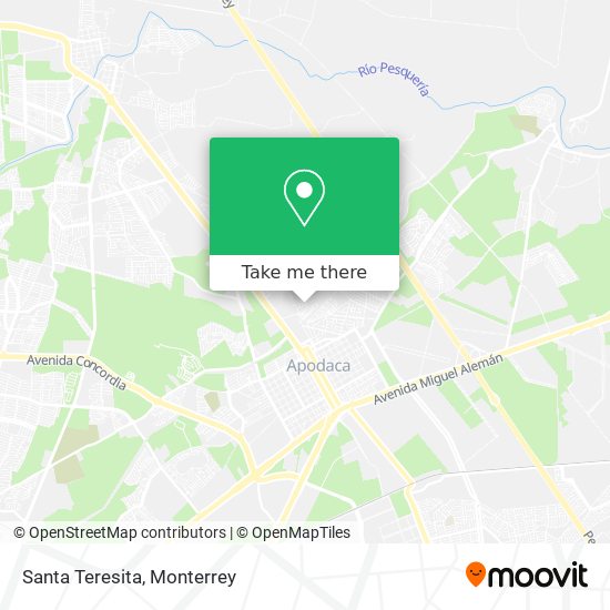 Mapa de Santa Teresita