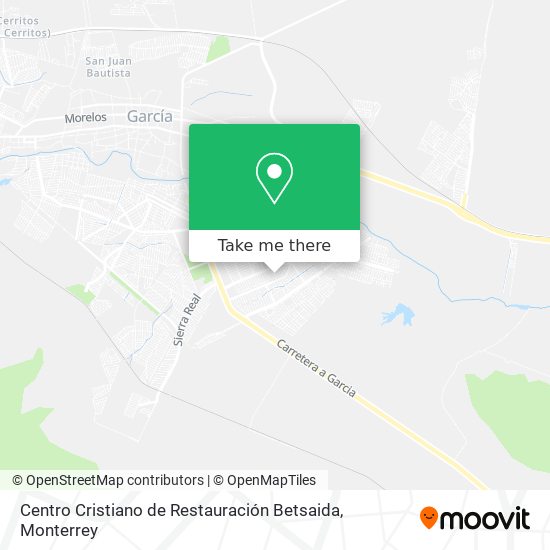 Mapa de Centro Cristiano de Restauración Betsaida