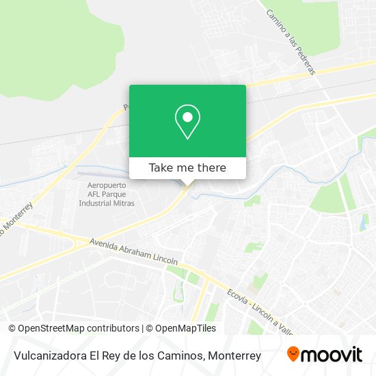 Vulcanizadora El Rey de los Caminos map