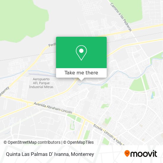 Quinta Las Palmas D' Ivanna map